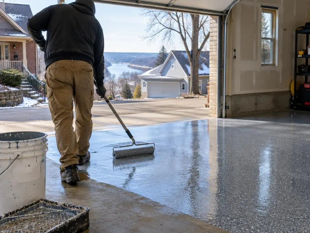 Polyaspartic Floor Coating in Lafayette, IN